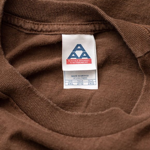 Fight Me I'm Irish Brown Tee Shirt - Picture 3 of 3